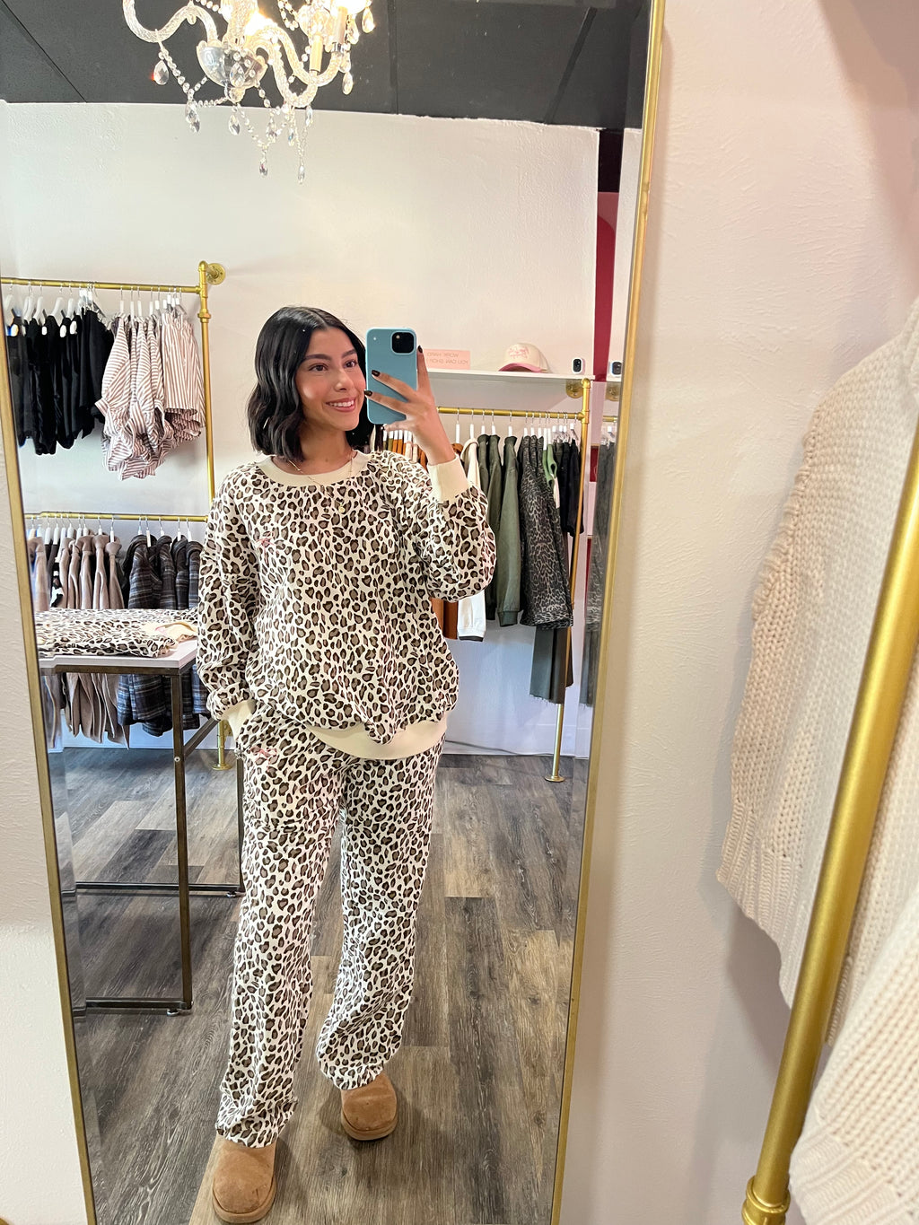 “Leopard bow” Pants