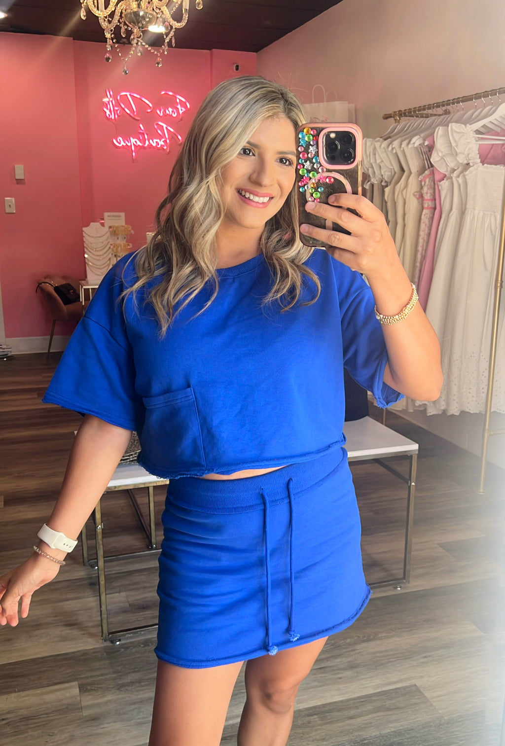 “DREAMY” BLUE SKIRT