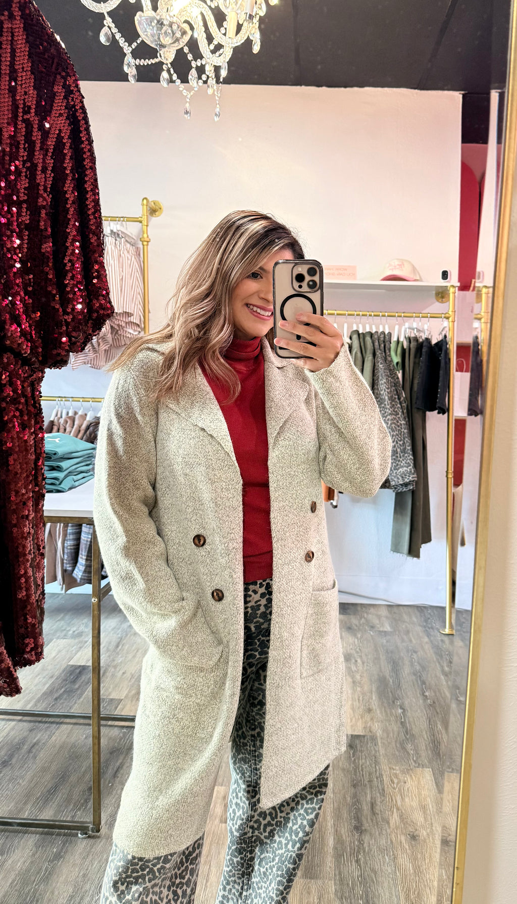 “Staying Cozy” Coat