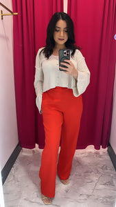 “Loving You Is Red” Pants