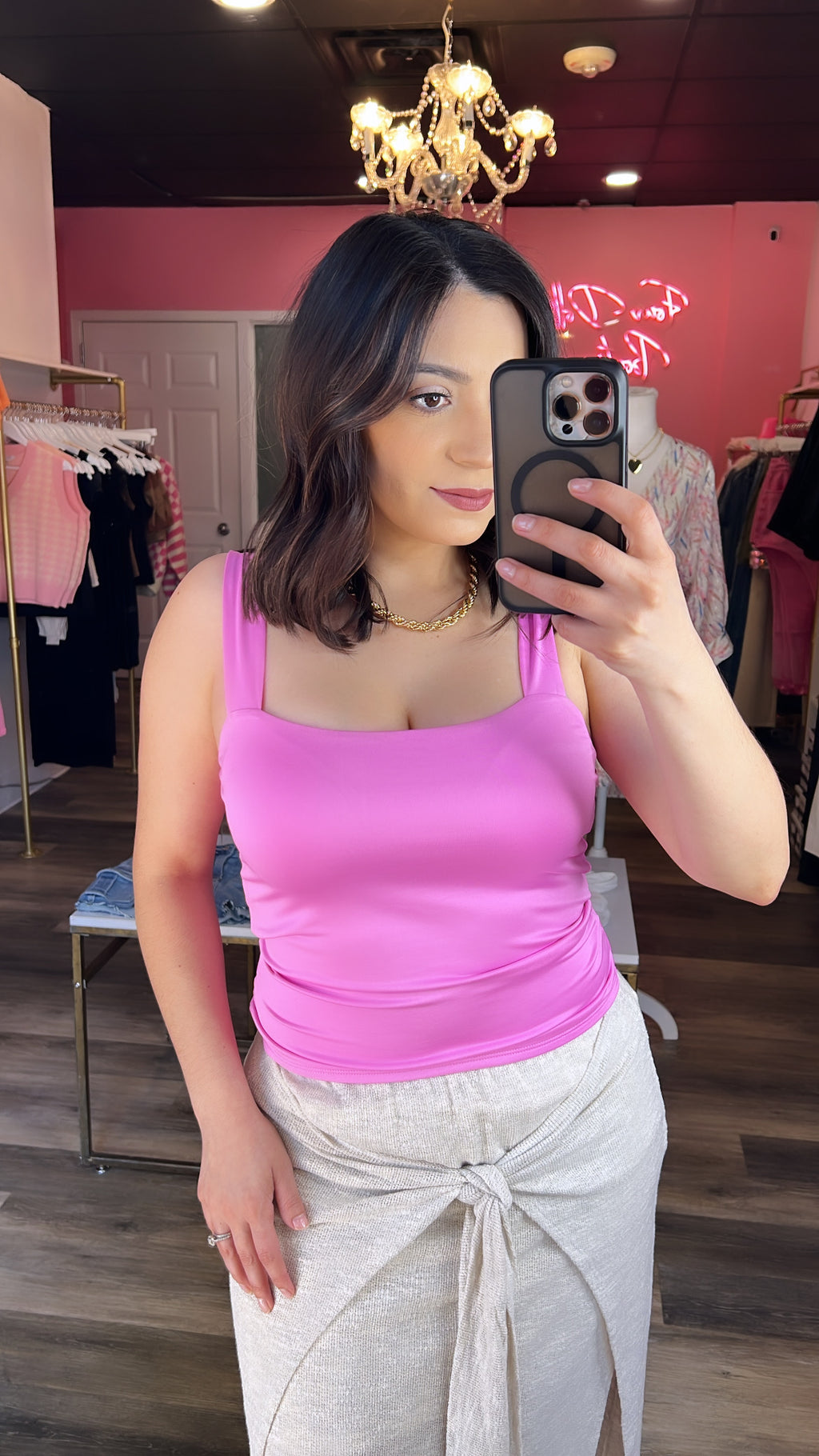 “Avery” Pink Top