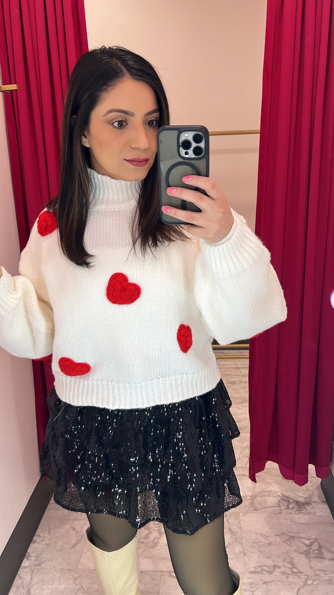 “Seeing Hearts” Sweater