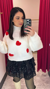 “Seeing Hearts” Sweater