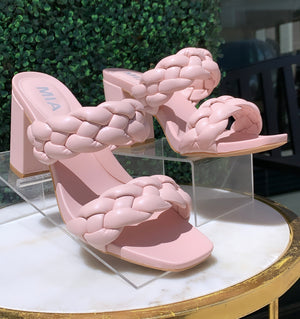 “MIA” BLUSH HEEL